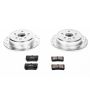 PowerStop K195 Z23 Daily Driver Carbon-Fiber Ceramic Brake Pad and Drilled & Slotted Rotor Kit
