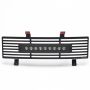 Putco 87165L 11-16 Ford SuperDuty - SS Black Bar Design w/ 10in Luminix Light Bar Bumper Grille Inserts