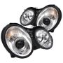 SPYDER 5011183 Projector Headlights - LED Halo - Chrome