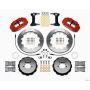 Wilwood 140-12874-R Narrow Superlite 6R Front Hat Kit 13.06in Red 1999-2012 Subaru WRX w/Lines