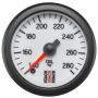 AutoMeter ST3360 Stack 52mm 140-280 Deg F 1/8in NPTF Male Pro Stepper Motor Oil Temp Gauge - White
