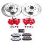 PowerStop KC7942-36 Z36 Truck and SUV Ceramic Brake Pad, Drilled & Slotted Rotor, and Caliper Kit