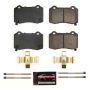 PowerStop Z23-1053B PowerStop - Z23 Daily Driver Carbon-Fiber Ceramic Brake Pads with Hardware Kit