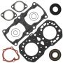 Vertex Pistons 711232 Vertex Gaskets 98-00 Polaris 500 Classic Complete Gasket Kit w/ Oil Seals