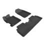 3D MAXpider 2006-2011 Honda Civic Sedan Kagu 1st & 2nd Row Floormat - Black