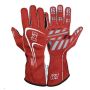 K1 RACEGEAR K1R23-TR1-R-M Glove Track1 Red Medium SFI 5