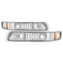 SPYDER 5064295 Xtune Chevy Silverado 99-02 / Chevy Suburban/TahOE 00-06 Amber Bumper Lights Euro CBL-JH-CS99-AM-E