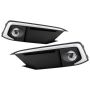 SPYDER 5087034 OEM LED Fog Light W/OEM Fit Switch - Clear