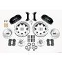 Wilwood 140-12837-D Dynapro 6 Front Hub Kit 12.19in Drilled 79-87 GM G Body