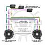 Oracle Lighting 1724-504 ORACLE Lighting 4 Pin Y-Adapter ColorSHIFT Extension Cable (Single)