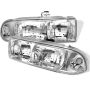 SPYDER 5012432 Crystal Headlights - Chrome