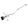 AWE Tuning 3015-53006 2017+ Honda Civic Type R Touring Edition Exhaust w/Front Pipe & Triple Diamond Black Tips