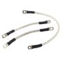 All Balls Racing 79-3005 95-98 Harley FXD Super Glide Battery Cable Kit Clear