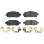 PowerStop 17-2310 PowerStop - Z17 Low-Dust Ceramic Brake Pads with Hardware
