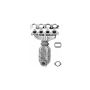 Eastern Catalytic 40581 Federal / EPA Direct-Fit Manifold Converter Assembly