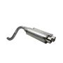 Gibson Performance Exhaust 99007 Kawasaki UTV Dual Exhaust; Stainless