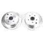 PowerStop JBR1701XPR PowerStop Evolution Performance Drilled, Slotted & Plated Brake Rotor Pair