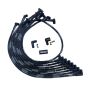 MOROSO MOR51525 Ultra Plug Wire Set SBC Over V/C Black