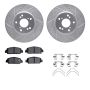 Dynamic Friction 7512-59052 Rotor Kit