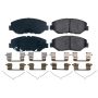 PowerStop 17-914N PowerStop - Z17 Low-Dust Ceramic Brake Pads with Hardware