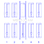King Engine Bearings MB5521AM King Chrysler 2.2L Main Bearing Set