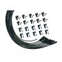 MOROSO MOR51000 Ultra Plug Wire Set Universal V8 Black