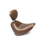 Mustang Motorcycle 83010 Mustang 18-21 Harley Fat Bob Wide Tripper Solo Seat w/Driver Backrest - Brown