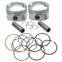 S&S Cycle 106-5536 36-84 BT 3-5/8in Piston Set - .010in