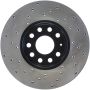 Stoptech 128.33110L 05-10 VW Jetta (Exc Wagon) / 09-10 Jetta Wagon / 07-10 Rabbit Drilled Left Front Rotor