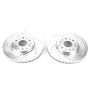 PowerStop AR82192XPR PowerStop Evolution Performance Drilled, Slotted & Plated Brake Rotor Pair