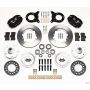 Wilwood 140-11071 Forged Dynalite Front Kit 11.00in 1965-1969 Mustang Disc & Drum Spindle