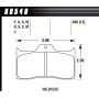 Hawk Performance HB540G.490 DTC-60 Disc Brake Pad