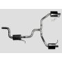 AWE Tuning 3010-33022 VW CC Touring Edition Exhaust Dual Outlet - Diamond Black Tips