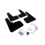 Rally Armor MF26-UR-BLK/GRY Black Mud Flap/Grey Logo