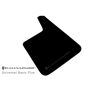 Rally Armor MF20-BAS-BLK Black Mud Flap/Black Logo