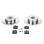 PowerStop K627 Z23 Daily Driver Carbon-Fiber Ceramic Brake Pad and Drilled & Slotted Rotor Kit