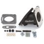 Edelbrock EFI Throttle Body Adaptor (Elbow) Ford Mustang 94-95 w/ Black Mini Texture Powder Coat