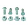 QuadBoss 608264 04-05 Polaris ATP 330 4x4 Front Wheel Stud & Nut Kit