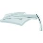 Bikers Choice 488741 65-Up Chrome Angler Mirror Universal Custom Pair
