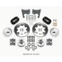 Wilwood 140-15197 Forged Dynalite Front Kit 12.19in 65-72 CDP C Body -Drum