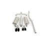CORSA Performance 14150BLK Corsa 98-03 Cadillac Seville 4.6L 2.5in Cat-Back Dual Rear w Twin 35in Black Pro-Series Tips