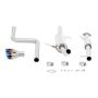 Mishimoto MMEXH-FIST-14RBT 14-16 Ford Fiesta ST 1.6L 2.5in Stainless Steel Resonated Cat-Back Exhaust w/ Burnt Ti