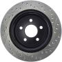 Stoptech 127.62117R Slotted & Drilled Sport Brake Rotor