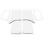 Design Engineering 50287 Headliner Kit Jeep Wrangler JK 2011-18 2 Door White
