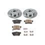 PowerStop KOE5368 OE Stock Replacement Low-Dust Ceramic Brake Pad and Rotor Kit