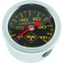 Bikers Choice 496458 0-100 PSI Oil Pressure Gauge Black Face Stainless Bezel Liquid Filled Universal Custom