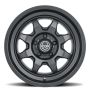 ICON 8117856547SB Nuevo 17 X 8.5 5 X 4.5 0mm Offset 4.75in BS Satin Black