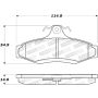 Stoptech 308.07240 Street Brake Pads