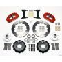 Wilwood 140-12298-R Narrow Superlite 6R Front Hub Kit 12.88in Red 79-87 GM G Body