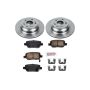 PowerStop KOE4605 OE Stock Replacement Low-Dust Ceramic Brake Pad and Rotor Kit